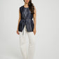 Paige Wrap Style Top In Navy