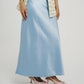Love Laura Slip Skirt In Powder Blue