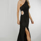 Alana One Shoulder Ruched Dress In Black - The Walk in Wardrobe