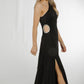 Alana One Shoulder Ruched Dress In Black - The Walk in Wardrobe
