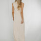 Alana One Shoulder Ruched Dress In Cream - The Walk in Wardrobe