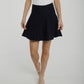Becca Knit Mini Skirt In Navy - The Walk in Wardrobe