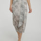 Becca Ruffle Detail Slip Skirt In Cream Mix - The Walk in Wardrobe