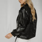 Caitlyn Fringed Leather Jacket - The Walk in Wardrobe
