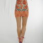 Caitlyn Mini Skirt In Orange Mix - The Walk in Wardrobe