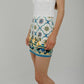Caitlyn Printed Mini Skirt In White - The Walk in Wardrobe