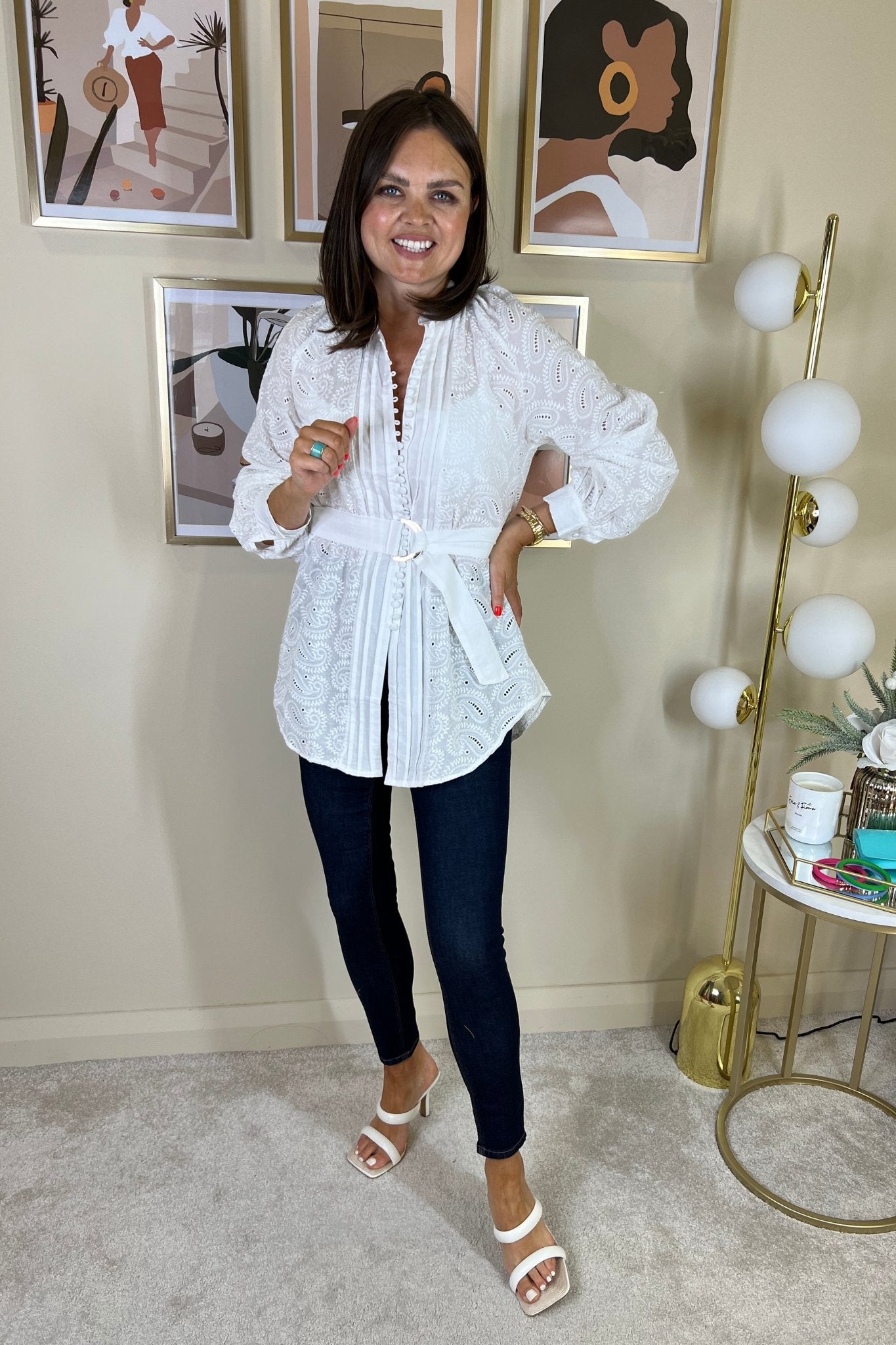 Cindy Bum Lift Jeans In Dark Wash - The Walk in Wardrobe