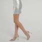 Cindy Metallic Skirt In Silver - The Walk in Wardrobe