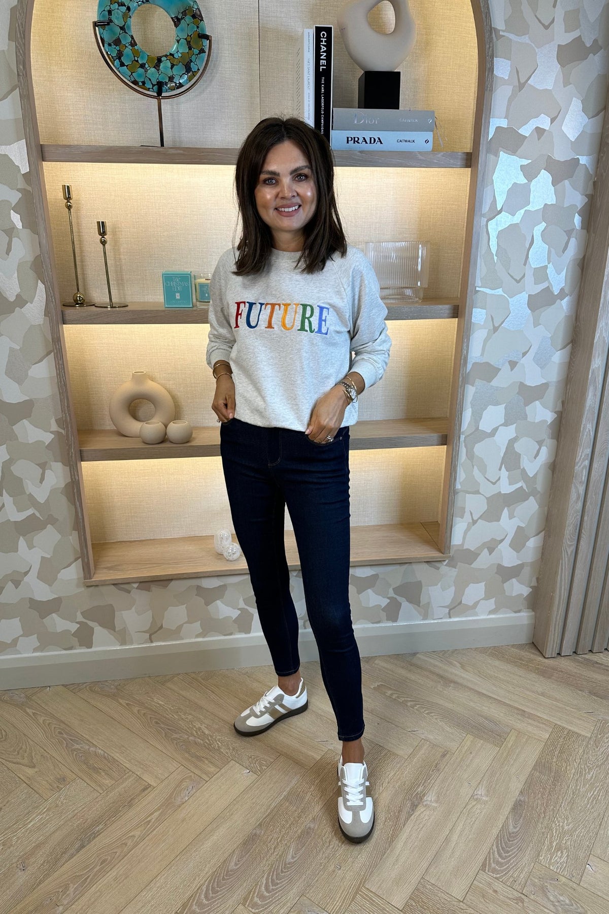 Cindy Skinny Jean In Dark Wash - The Walk in Wardrobe