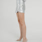 Cindy Wrap Skort In Silver - The Walk in Wardrobe