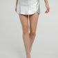 Cindy Wrap Skort In Silver - The Walk in Wardrobe