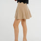 Eden Knit A-Line Skirt In Tan - The Walk in Wardrobe