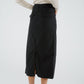 Elsa Midi Skirt In Black - The Walk in Wardrobe