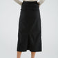 Elsa Midi Skirt In Black - The Walk in Wardrobe