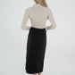 Elsa Midi Skirt In Black - The Walk in Wardrobe