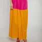 Fiona Colour Block Maxi Dress In Multi - The Walk in Wardrobe