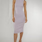 Frankie Crepe Dress In Lilac - The Walk in Wardrobe