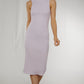 Frankie Crepe Dress In Lilac - The Walk in Wardrobe