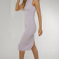 Frankie Crepe Dress In Lilac - The Walk in Wardrobe