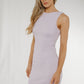 Frankie Crepe Dress In Lilac - The Walk in Wardrobe