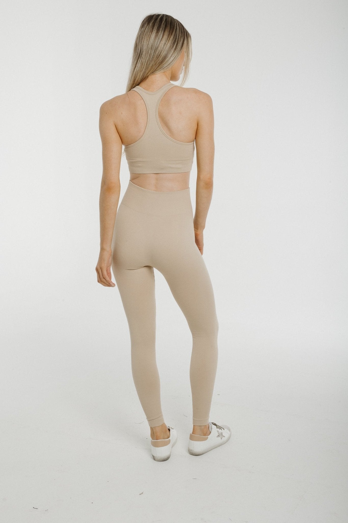 Freya Ribbed Two Piece In Neutral - The Walk in Wardrobe