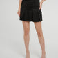 Holly Faux Suede Mini Skirt In Black - The Walk in Wardrobe