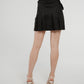 Holly Faux Suede Mini Skirt In Black - The Walk in Wardrobe