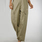 Holly Parachute Trousers In Khaki - The Walk in Wardrobe