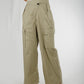 Holly Parachute Trousers In Khaki - The Walk in Wardrobe