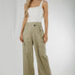 Holly Parachute Trousers In Khaki - The Walk in Wardrobe