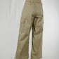 Holly Parachute Trousers In Khaki - The Walk in Wardrobe