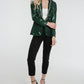 Holly Sequin Blazer In Green - The Walk in Wardrobe