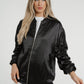 Ivy Zip Jacket In Black - The Walk in Wardrobe
