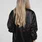 Ivy Zip Jacket In Black - The Walk in Wardrobe