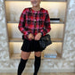 Izzy Over Knee Sock Boot In Black - The Walk in Wardrobe
