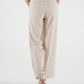 Jane Pleat Front Trouser In Neutral - The Walk in Wardrobe