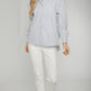Jane Slogan Shirt In Blue - The Walk in Wardrobe