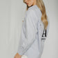 Jane Slogan Shirt In Blue - The Walk in Wardrobe