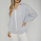 Jane Slogan Shirt In Blue - The Walk in Wardrobe