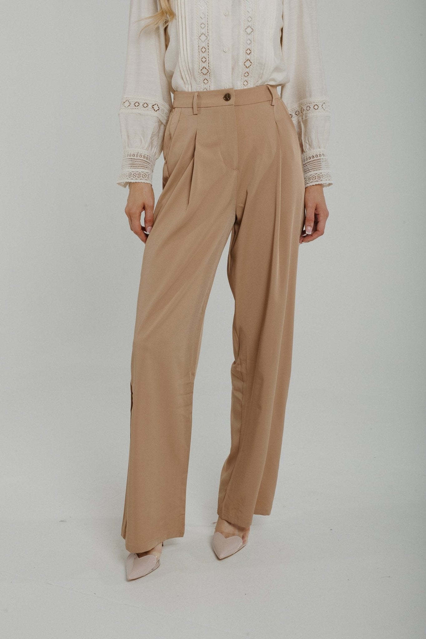 Jane Trouser In Camel - The Walk in Wardrobe