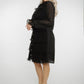 Jasmine Lace Detail Dress In Black - The Walk in Wardrobe