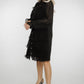 Jasmine Lace Detail Dress In Black - The Walk in Wardrobe