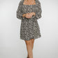 Jasmine Printed Dress In Black & White - The Walk in Wardrobe