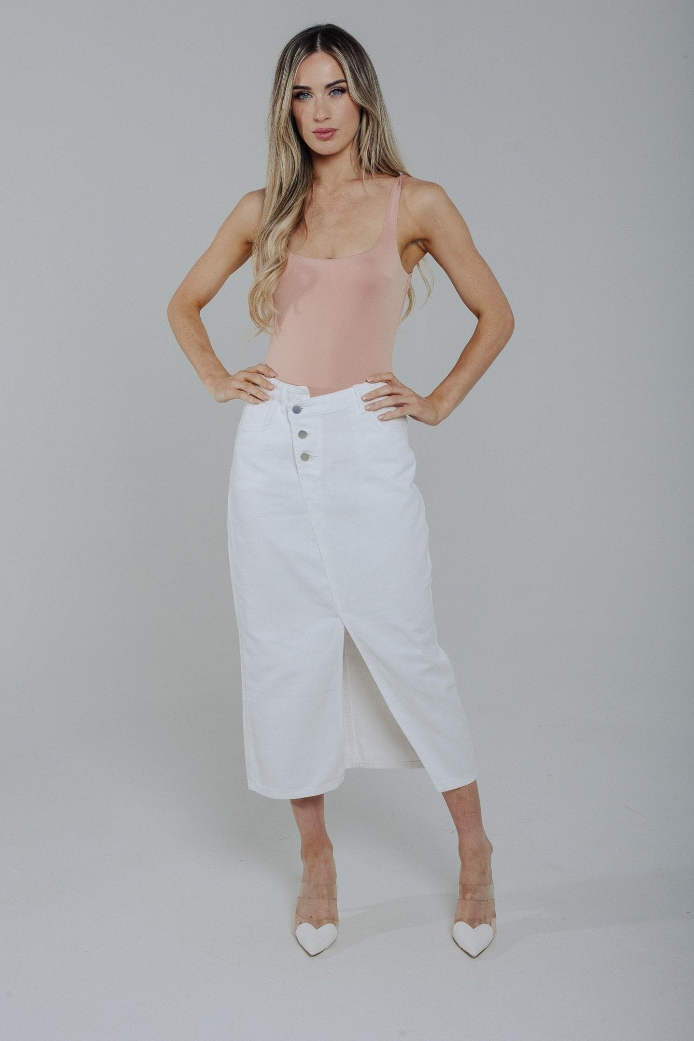 Kate Bodysuit In Blush - The Walk in Wardrobe