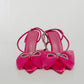 Lauren Bow Heel In Pink - The Walk in Wardrobe