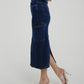 Nancy Cargo Skirt In Dark Wash - The Walk in Wardrobe