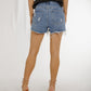 Nancy Distressed Denim Shorts In Light Wash - The Walk in Wardrobe