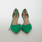 Polly Diamanté Heels In Green - The Walk in Wardrobe