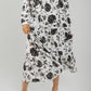 Polly Tiered Dress In Black & White - The Walk in Wardrobe