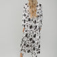 Polly Tiered Dress In Black & White - The Walk in Wardrobe
